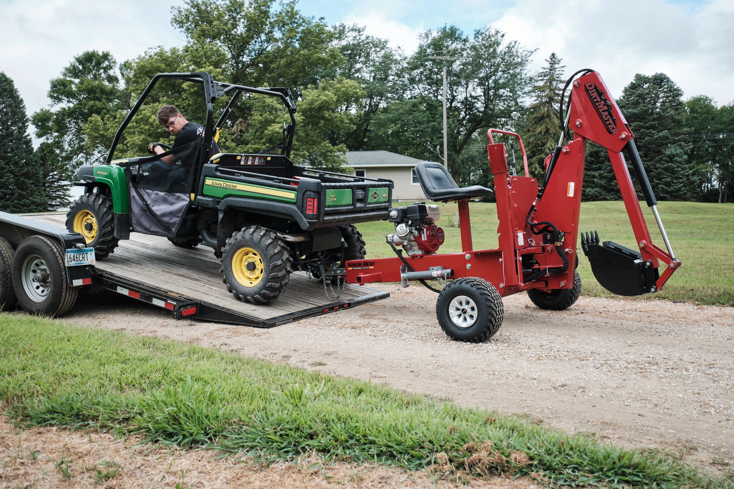 Equipment Agent Towable Backhoe